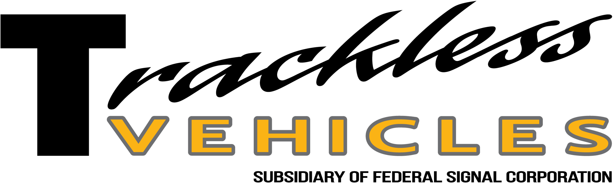 Trackless Vehicles - Black and Yellow - 2500px - PNG Logo